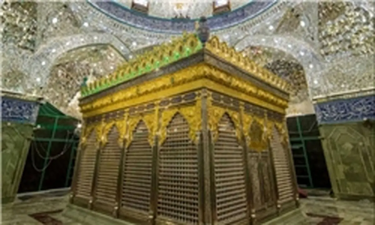 آخرین قطعه ضریح جدید حضرت عباس(ع) نصب شد+عکس