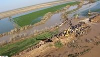تصاویر هوایی از سیل در خوزستان