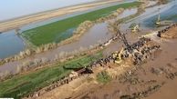 تصاویر هوایی از سیل در خوزستان