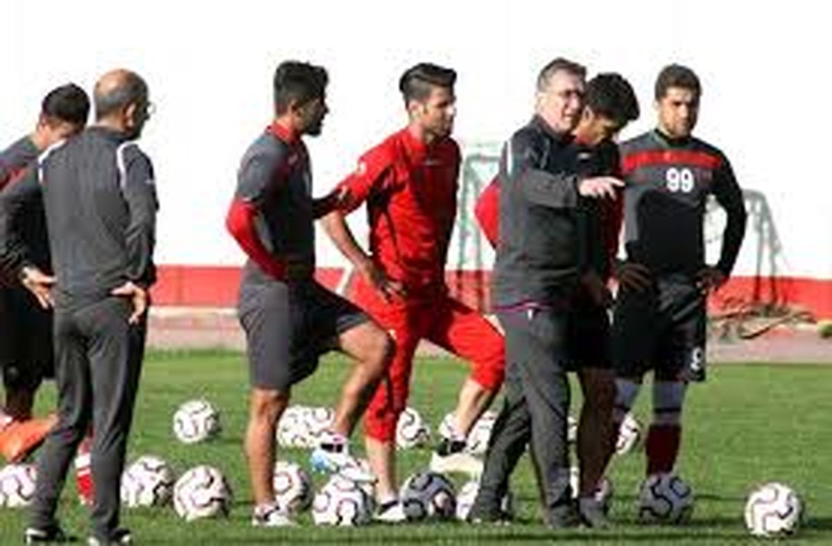 برنامه تمرینی تیم فوتبال پرسپولیس تغییر کرد