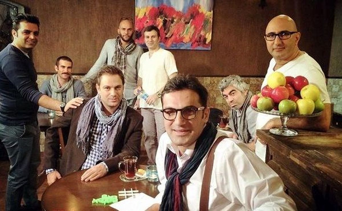 دورهمی آقایون بازیگر در یک کافه + عکس