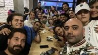 مهدی کوشکی در جمع دوستانش + عکس