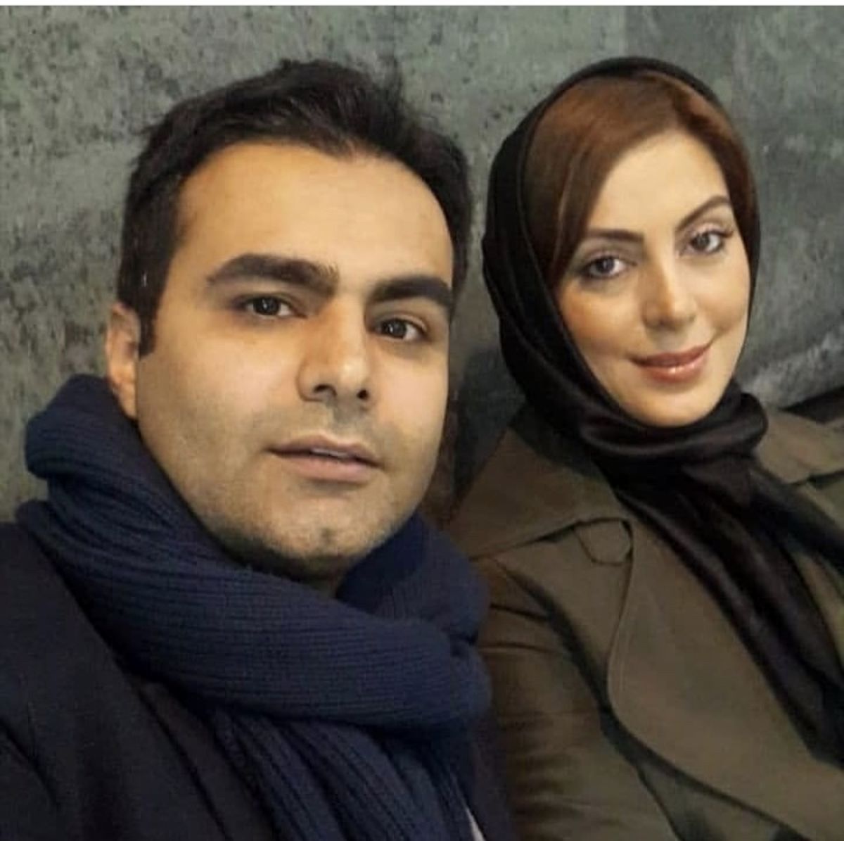 نیلوفر شهیدی درکنار برادرش + عکس