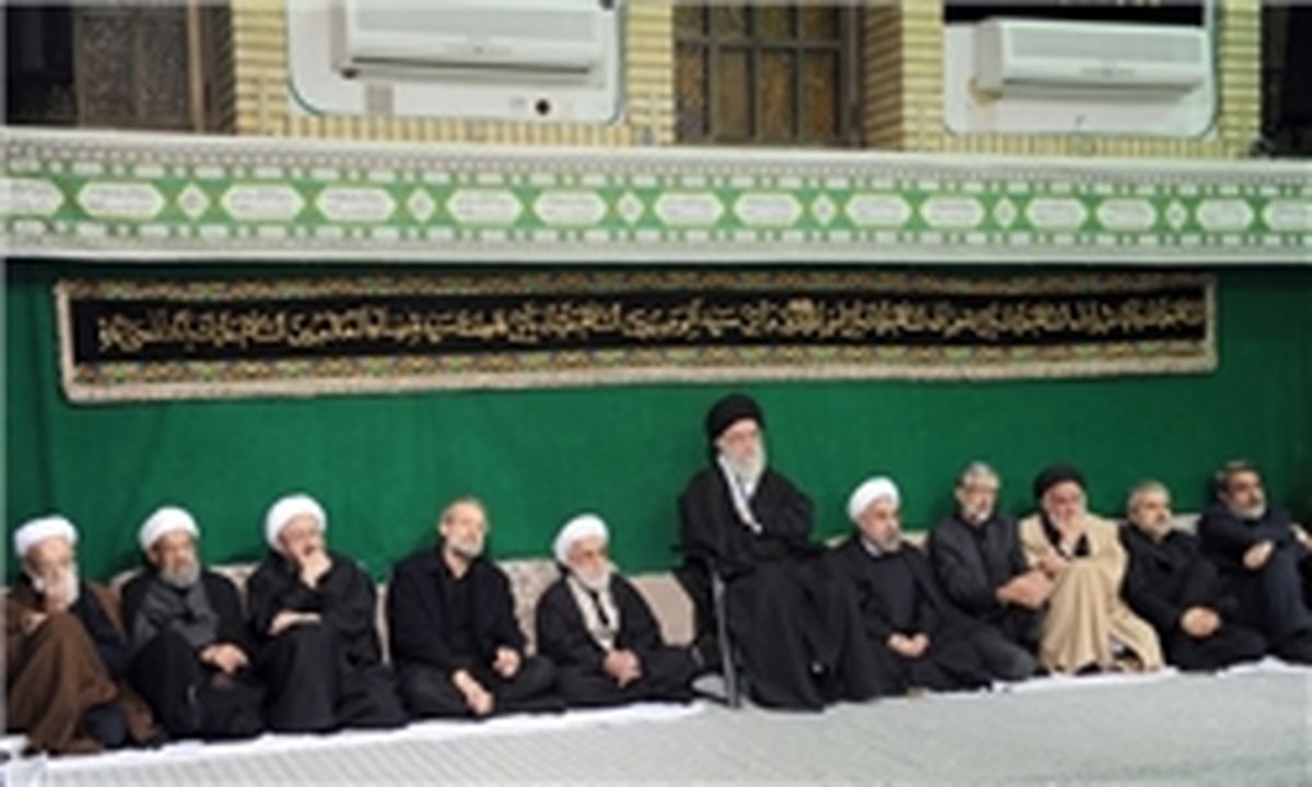پنجمین شب عزاداری حضرت اباعبدالله الحسین (ع) در حسینیه امام خمینی (ره) برگزار شد