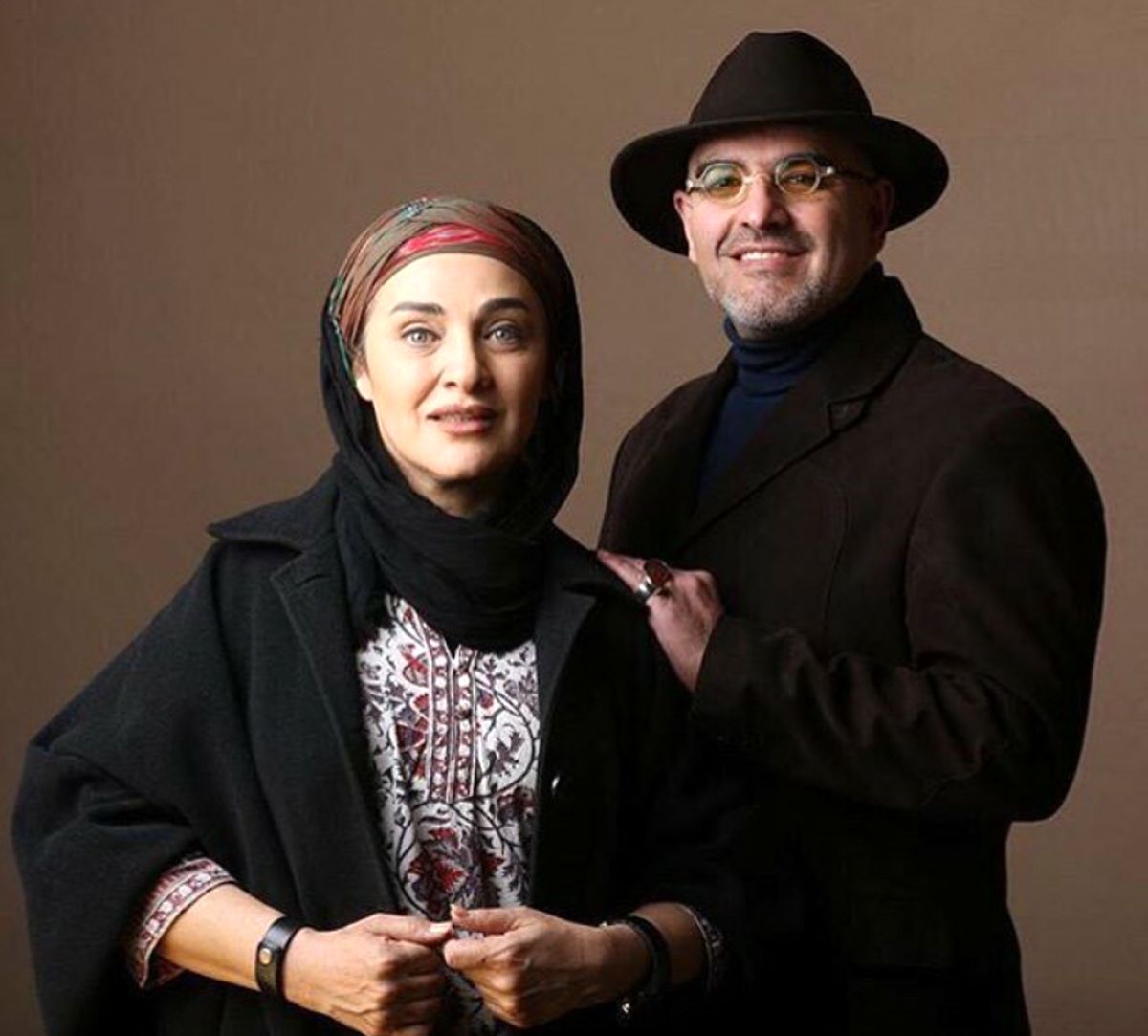 عکس بازیگر زن "بوی باران" و همسرش