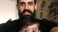 عکس اسطوره والیبال ایران در کنار خواهرزاده اش