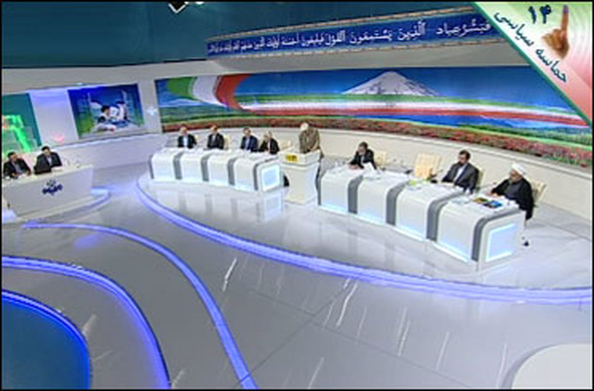 نظر کاندیداها درباره عکس‌هایی که در مناظره نشان داده