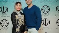 تیپ خانومانه حدیثه تهرانی در کنار همسرش+عکس