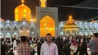 سیاوش خیرابی در حال زیارت + عکس