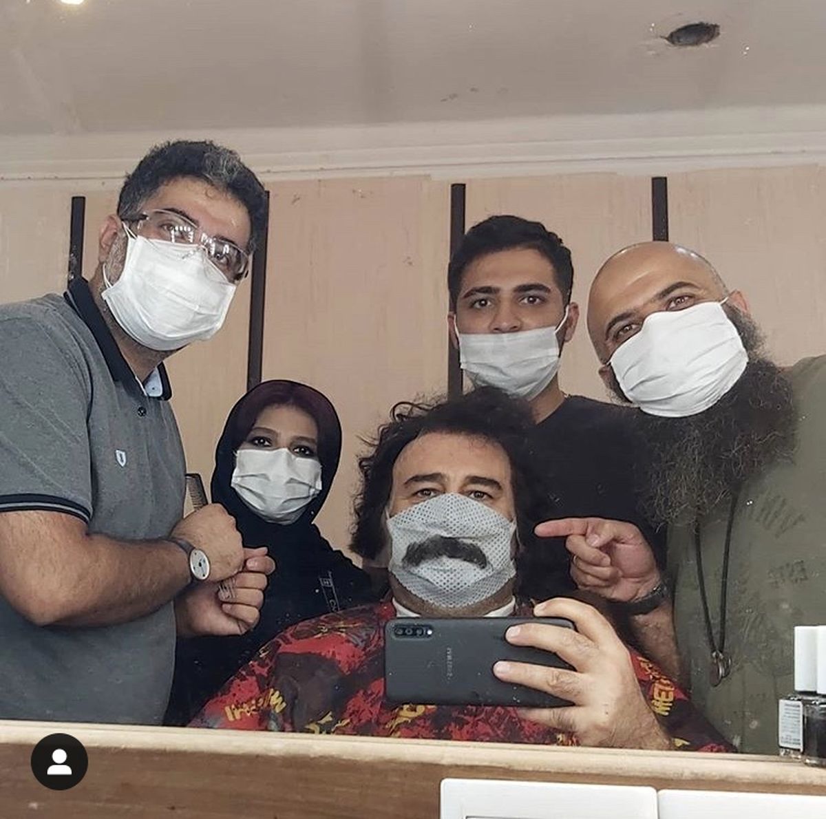 سیبیل عجیب مهران احمدی + عکس