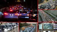 ترافیک سراسری در آزاد راه کرج و محور هراز
