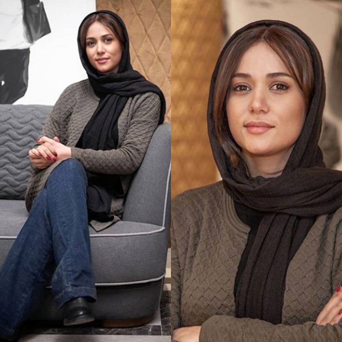 عکس بدون آرایش و متفاوت پریناز ایزدیار