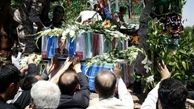 شهید آقاجانی معماری از شهدای ترور در قطعه50 بهشت زهرا به خاک سپرده شد + عکس