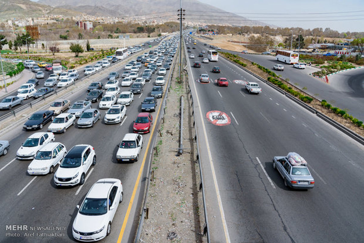 ترافیک بی‌پایان در جاده‌های شمال