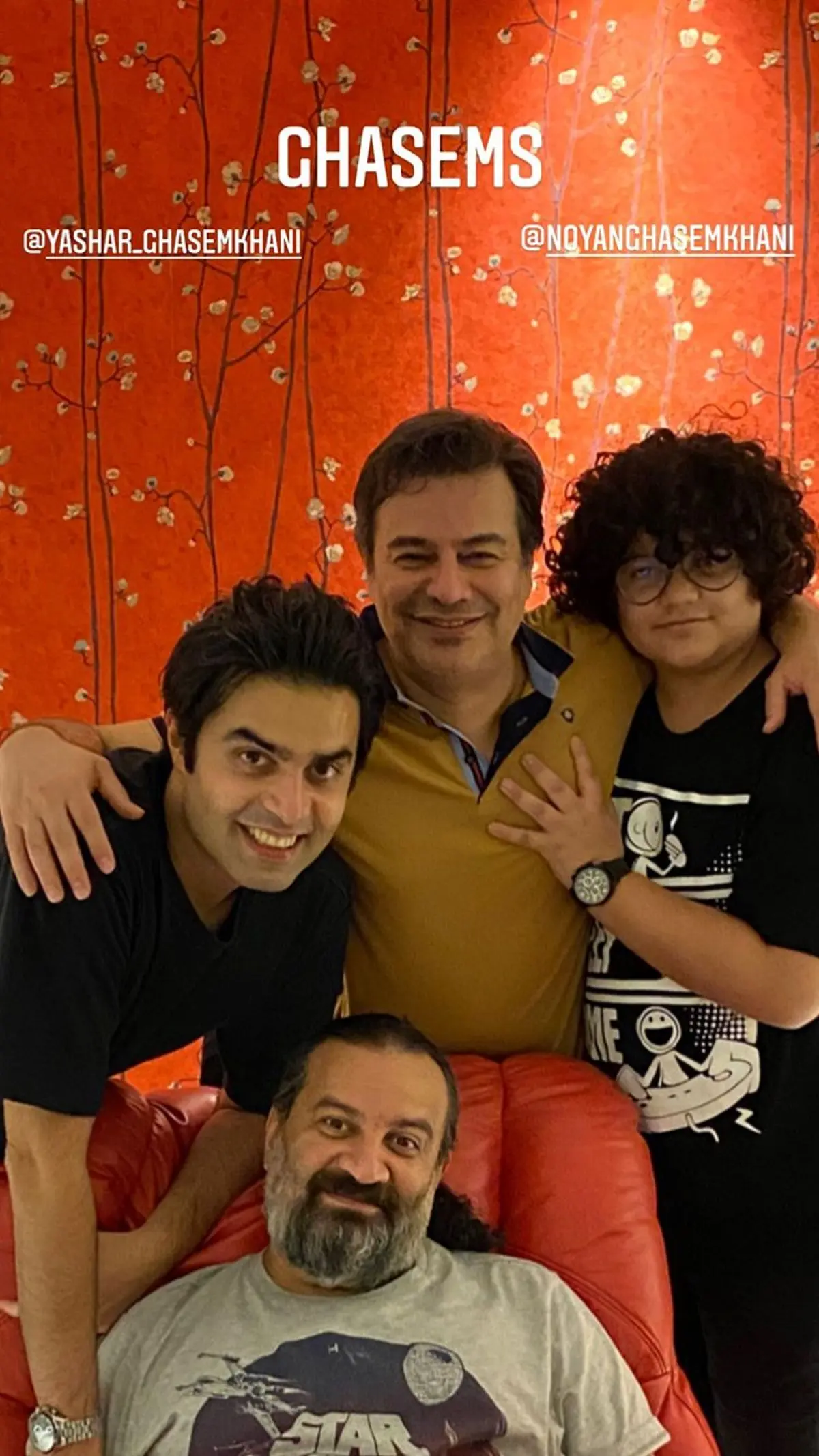 جمع خانوادگی قاسمخانی ها + عکس