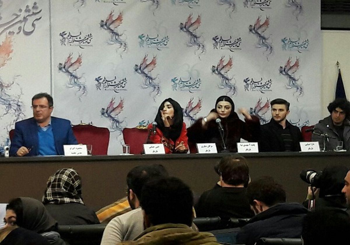غیبت امین حیایی/ حرکات عجیب بازیگر زن فیلم