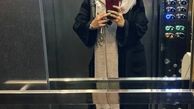 دنیا مدنی در آسانسور + عکس