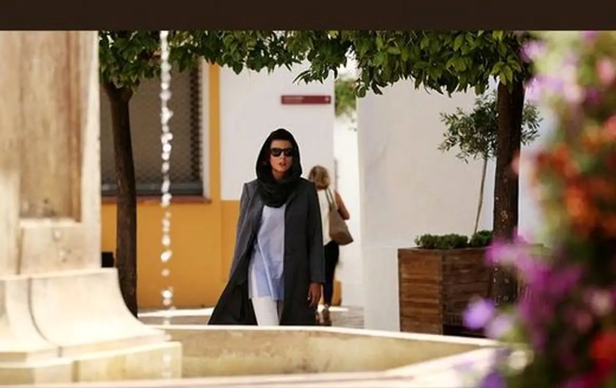 تصویری از تیپ جدید امیر آقایی در فیلمی با بازی لیلا حاتمی