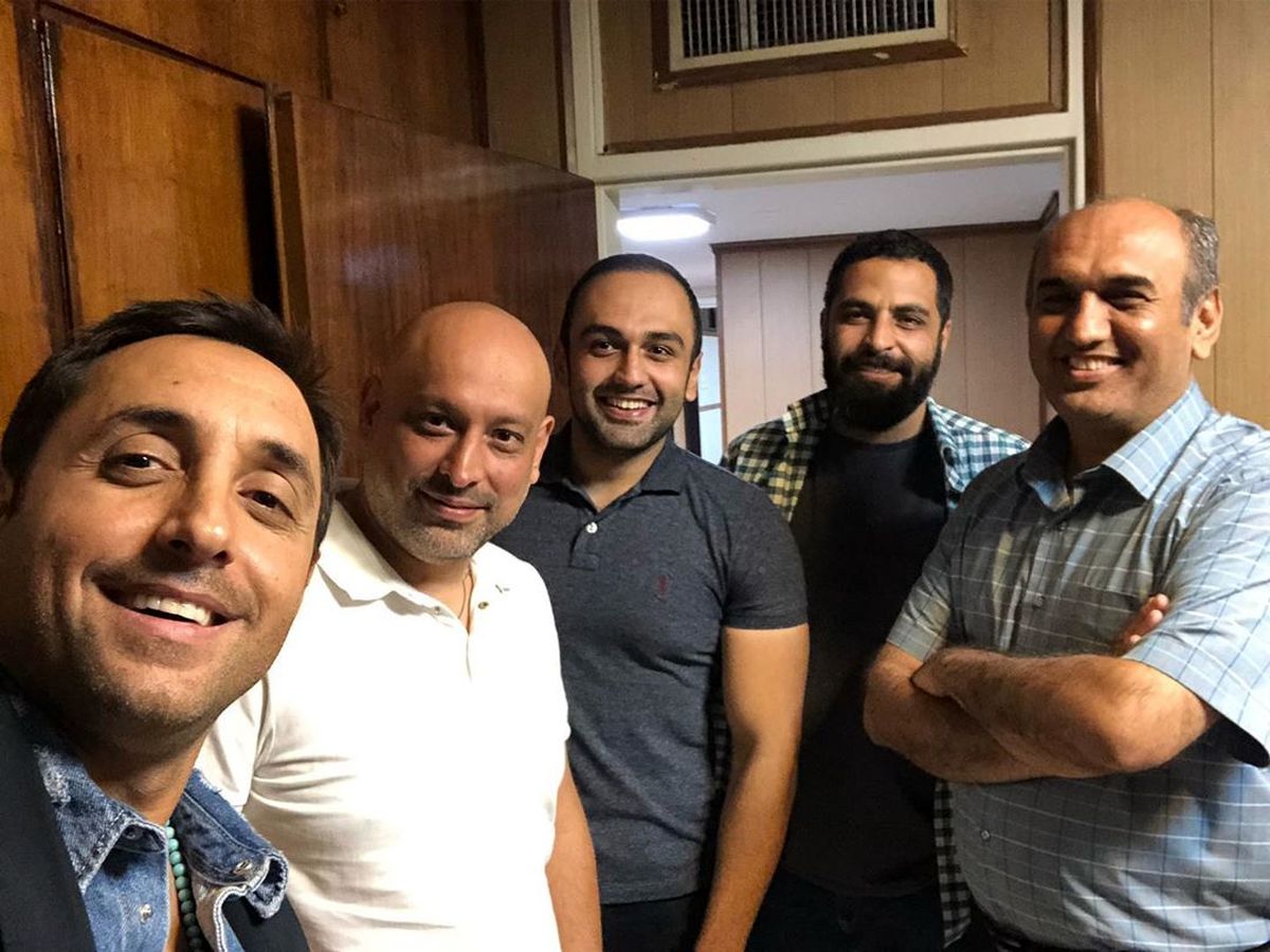 امیرحسین رستمی و دوستان هنرمندش+عکس