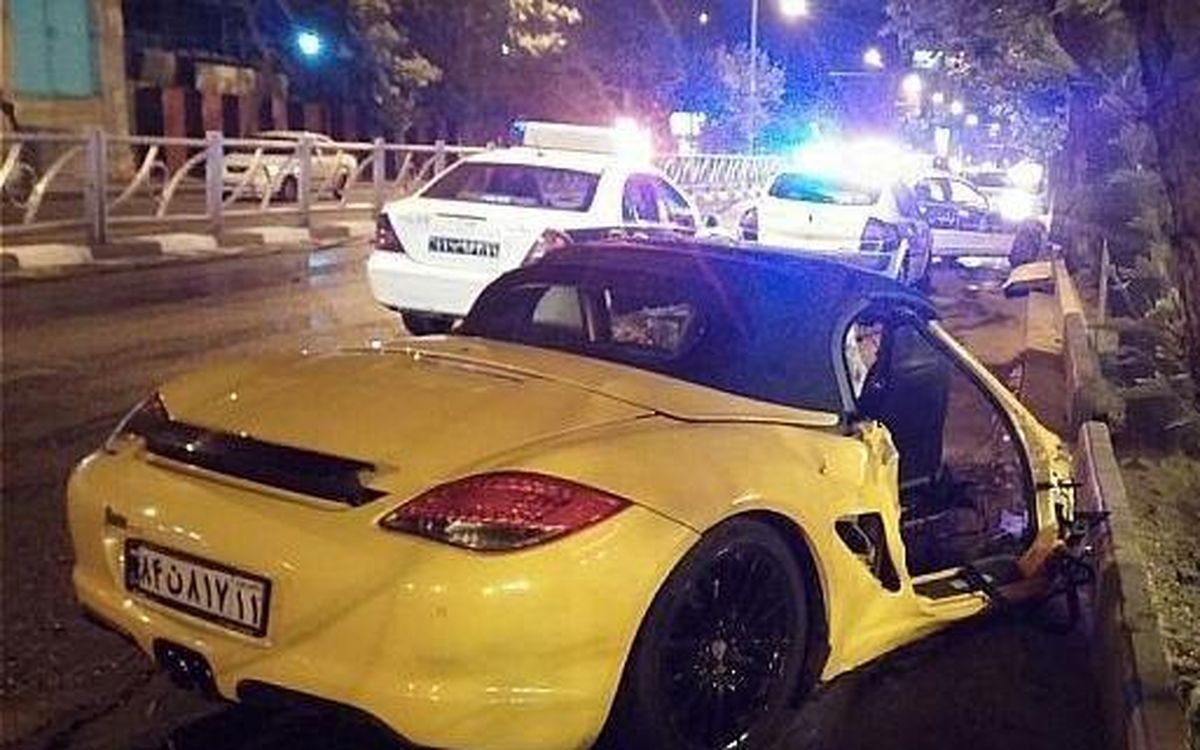 فيلم هندي واقعي در پورشه زردرنگ دختر تهراني