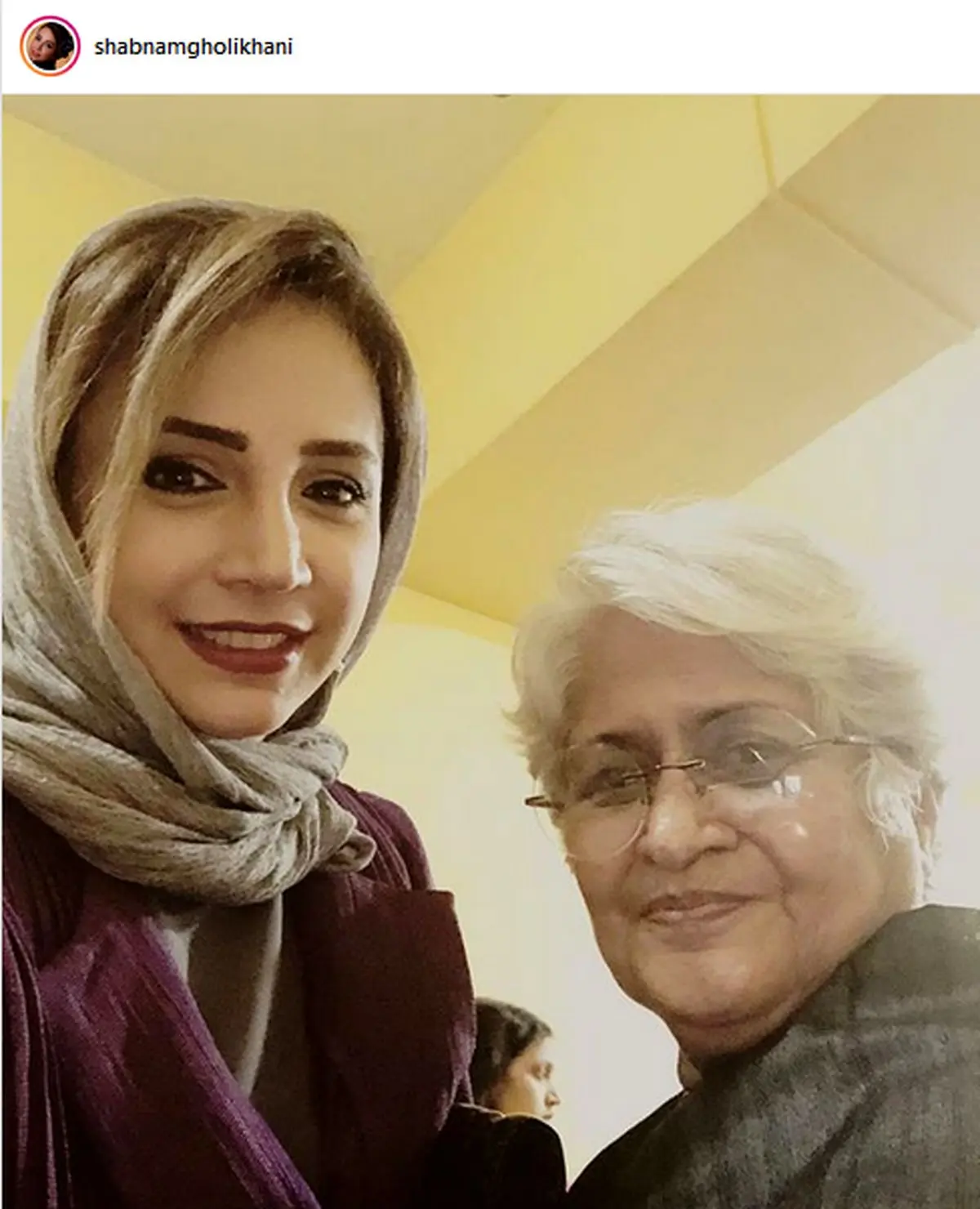 «شبنم قلی‌خانی» در کنار کارگردان‌ قدیمی هند