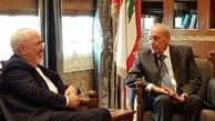 دیدار ظریف با «نبیه بری» و «رمضان عبدالله»