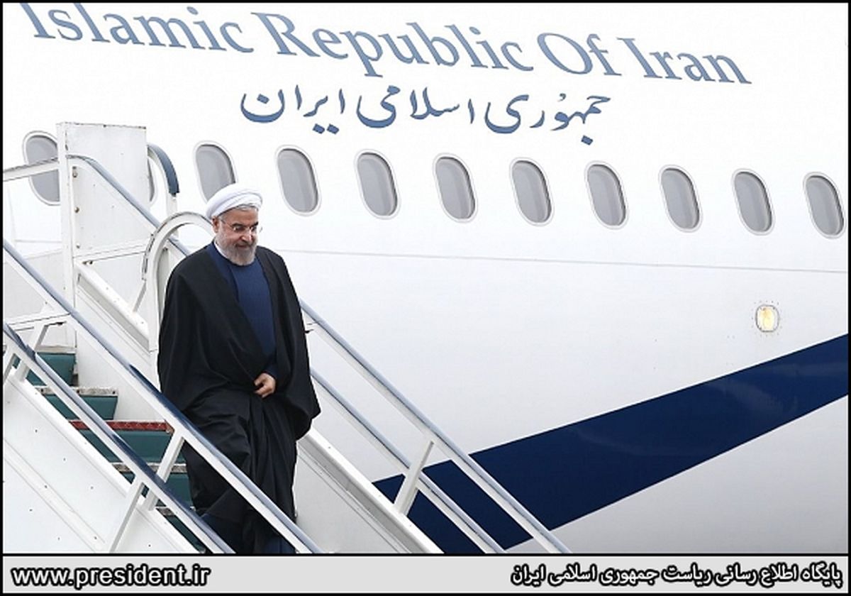 رئیس جمهور وارد کرمانشاه شد