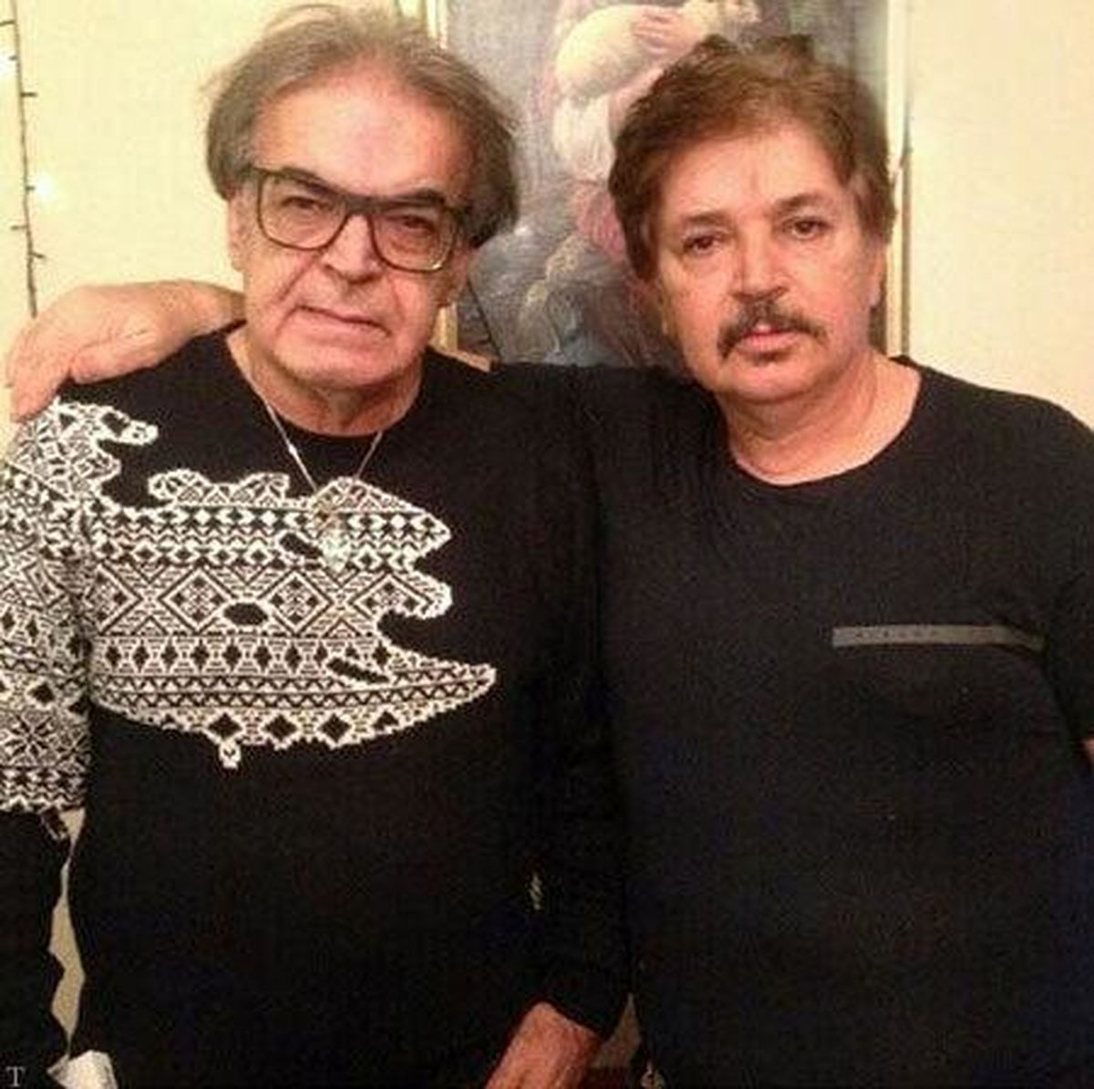 حمید لولایی و برادرش+عکس
