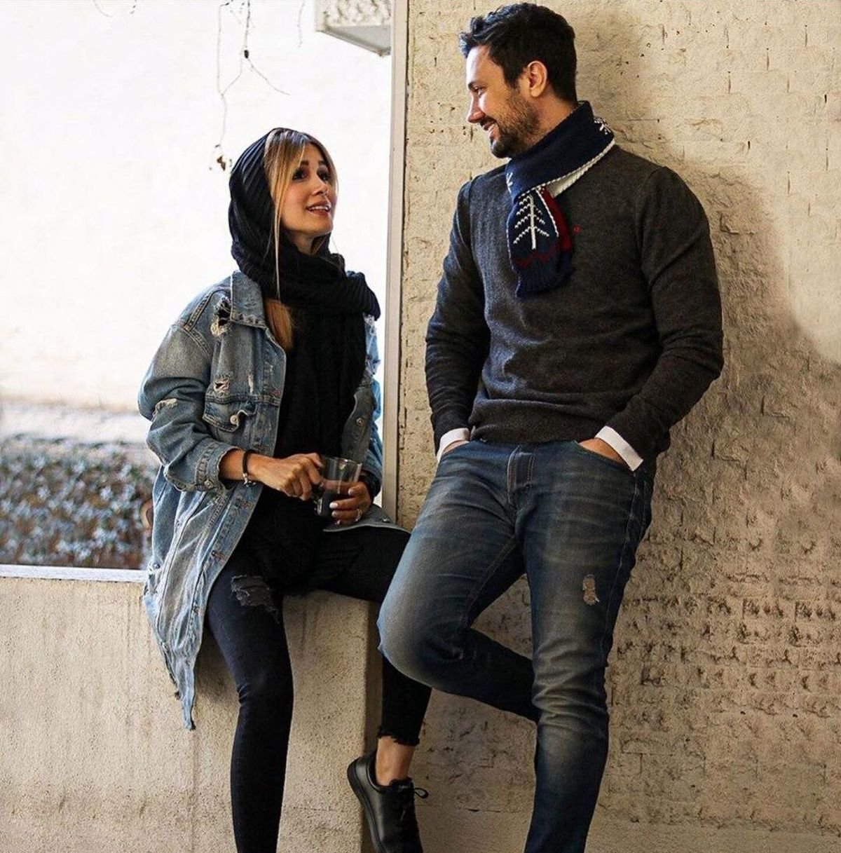 عکس های عاشقانه شاهرخ استخری در کنار همسرش