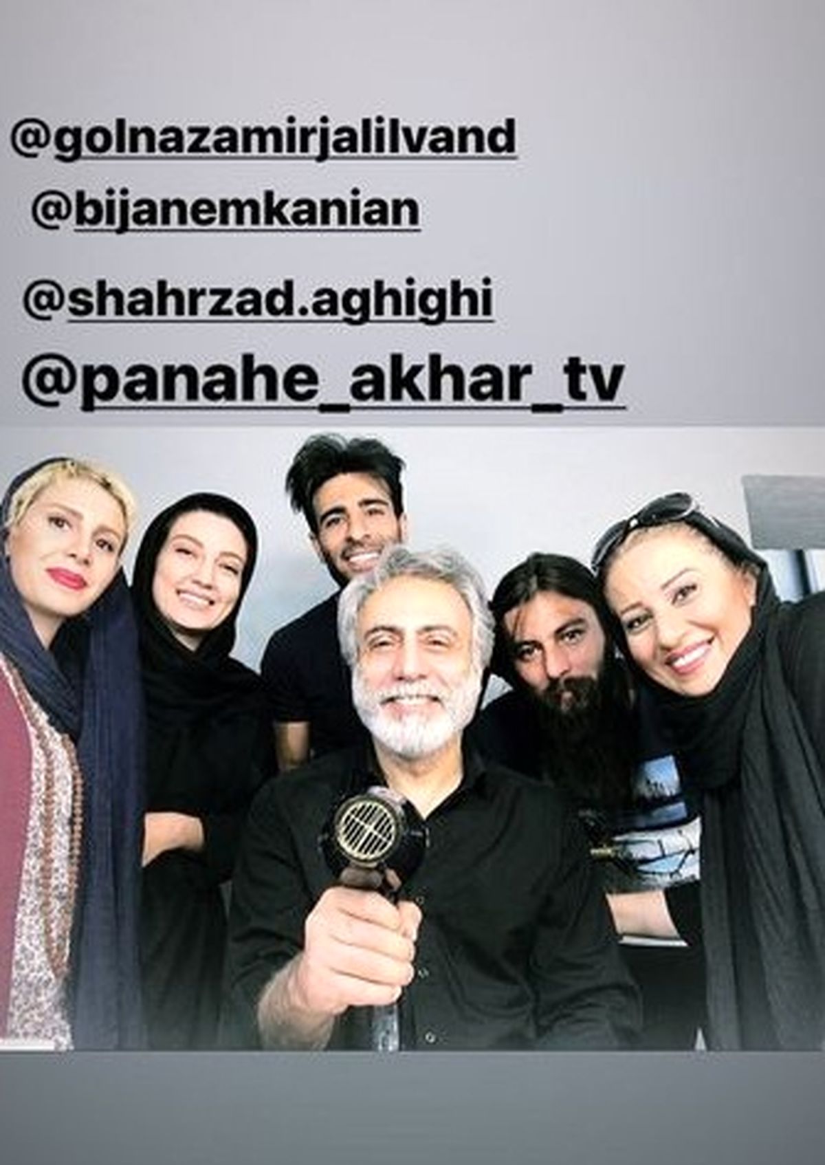 عکس حدیث میرامینی در پشت صحنه پناه آخر