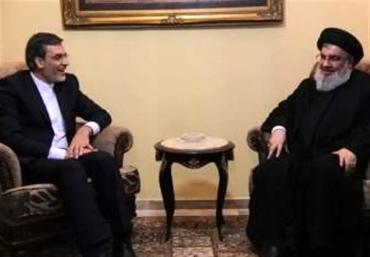 دیدار جابری انصاری با سید حسن نصرالله