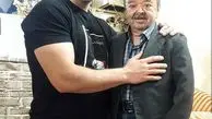مرد کوچک سینما ایران و پسر قهرمانش+عکس