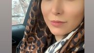 شال پلنگی فریبا نادری + عکس