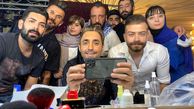 امیرحسین رستمی در پشت صحنه گیجگاه + عکس