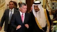 نگاه نگران ملک عبدالله به پل "ملک سلمان"