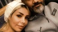 مهران غفوریان و همسرش در آ؛وش هم + عکس