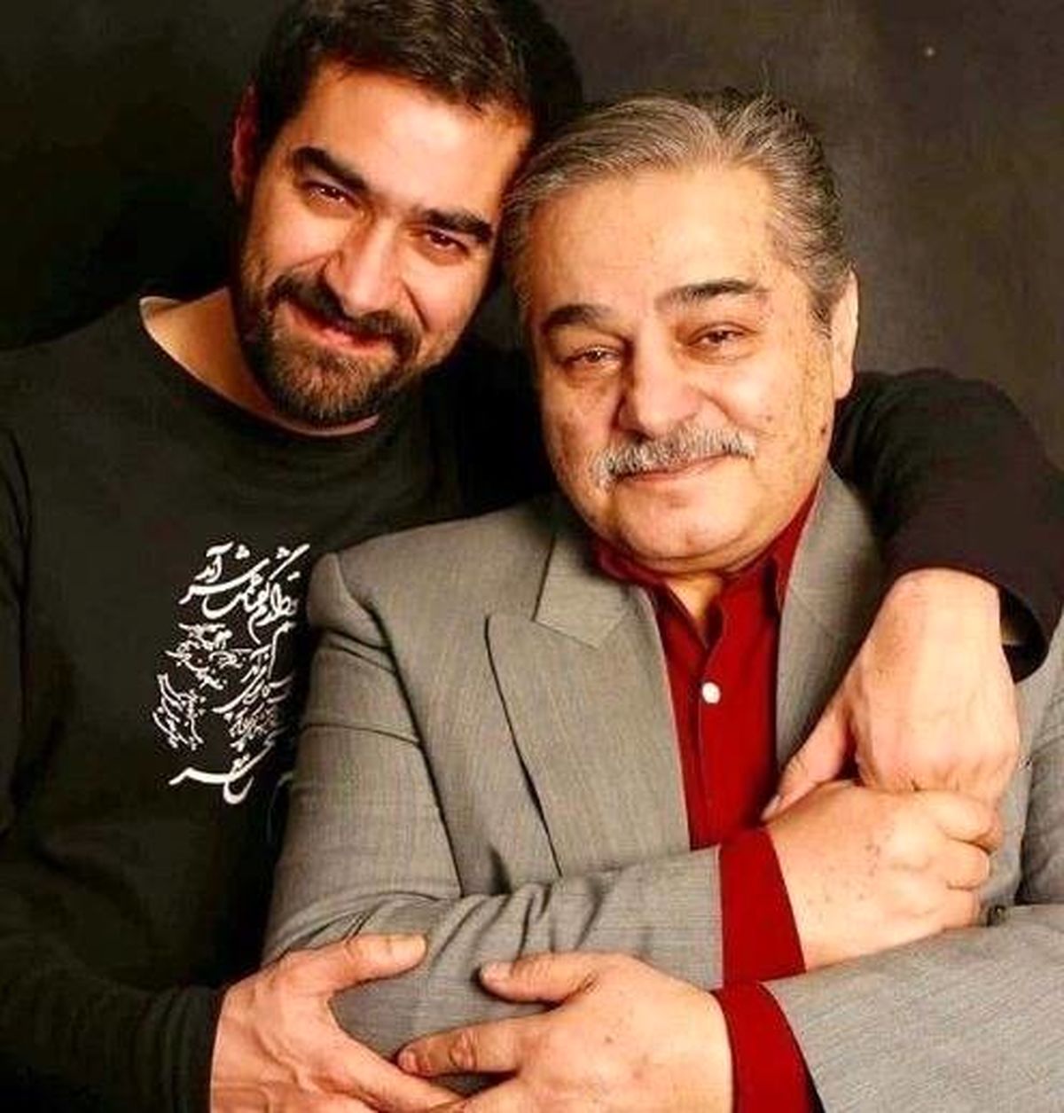 شهاب حسینی در کنار پدرش+عکس