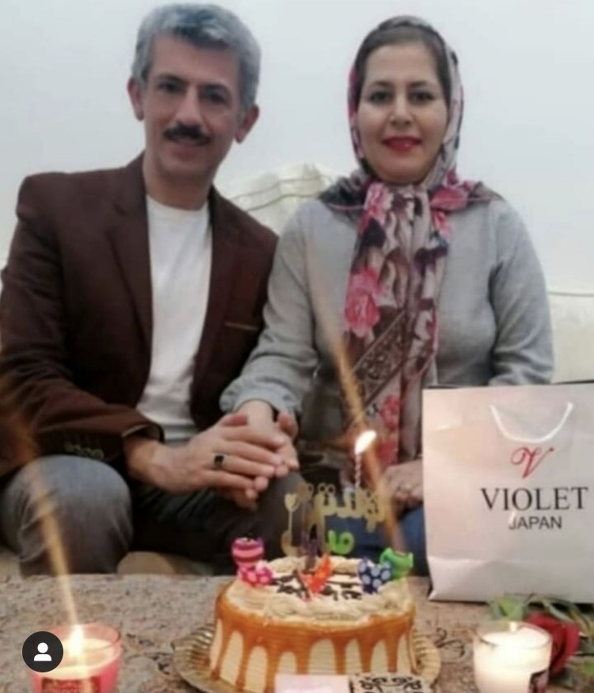 سیروس همتی و همسرش + عکس