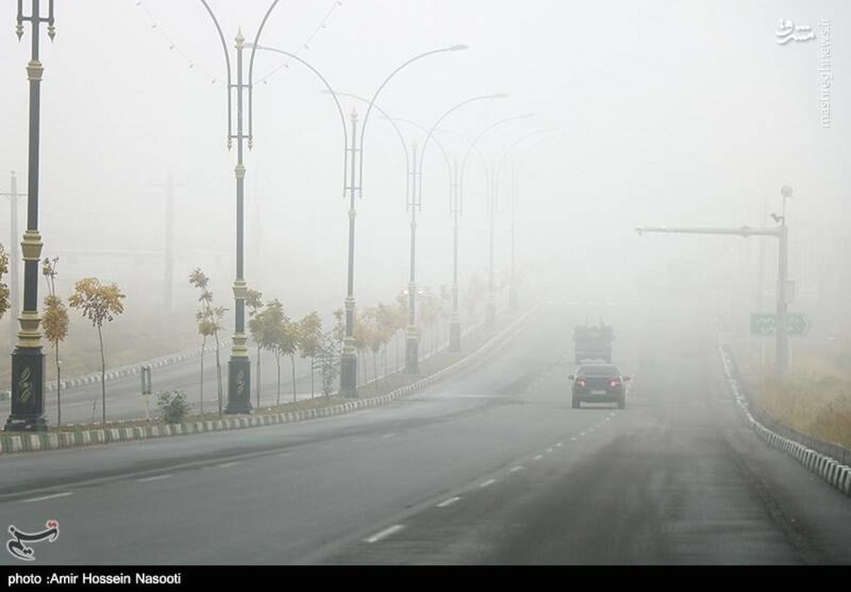 مه گرفتگی دیدنی زنجان+ تصاویر