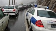 ترافیک و بارش باران در مازندران