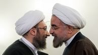 پاسخ شیخ صادق لاریجانی به ژست رسانه ای رییس جمهور/ وقتی روحانی قلم رسانه‌ها را شکست