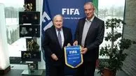 بازتاب سفر بلاتر به ایران در هفته نامه فیفا