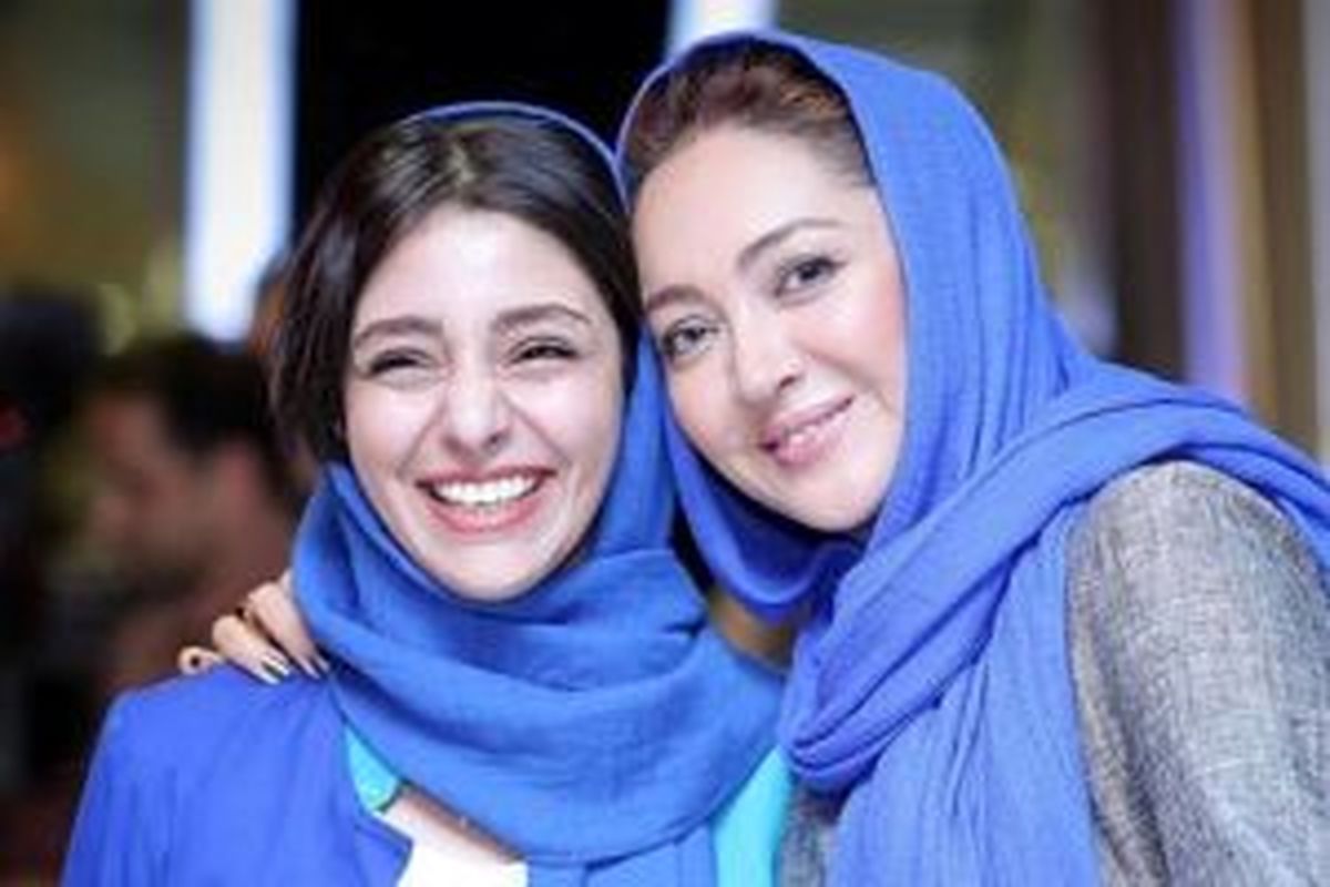 سلفی خنده دار نیکی کریمی و هستی مهدوی فر در سوئد بخاطر فرار از سرما! عکس