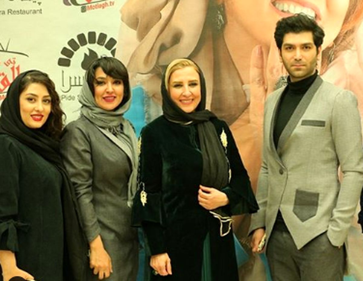 عکس خانم بازیگر و همسرش با «مرجانه گلچین»
