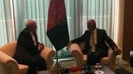 دیدار ظریف و رئیس جمهور افغانستان در حاشیه کنفرانس قلب آسیا