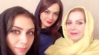 خواهران فرجاد در کنار مادر/عکس