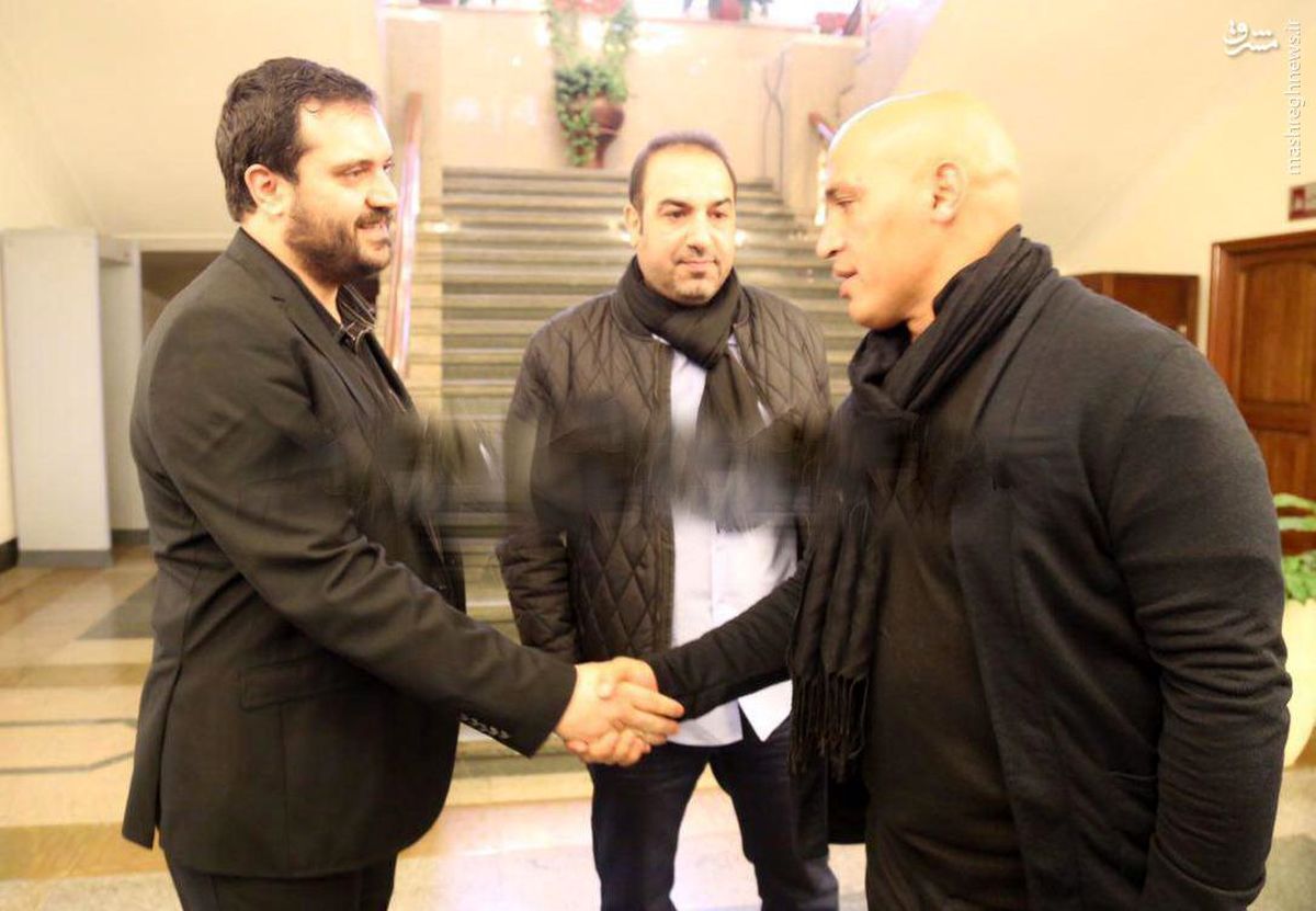 پسر زنده‌یاد پورحیدری همراه با آبی‌ها/عکس