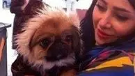 الناز حبیبی و حیوان خانگی اش+عکس