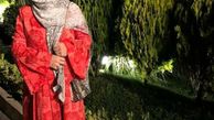 تیپ قرمز زهرا اویسی در طبیعتی زیبا+عکس