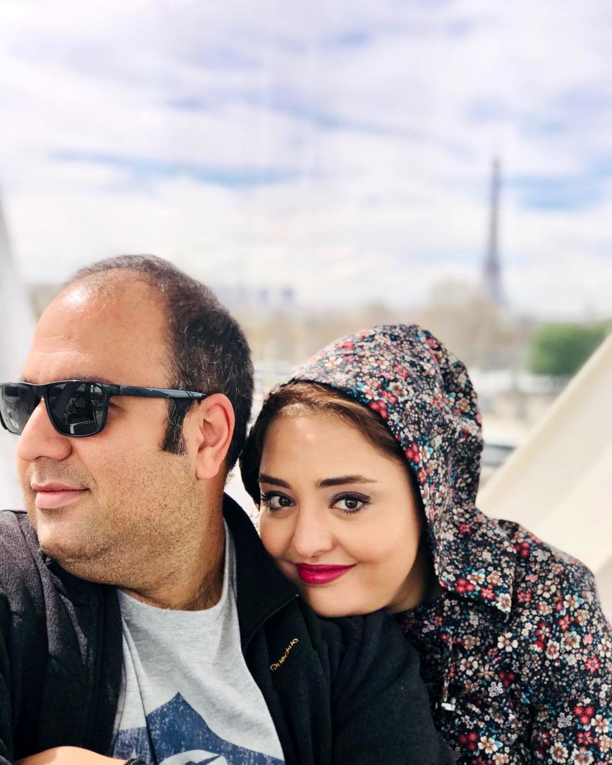عکس  زوج بانمک معروف در خارج از کشور